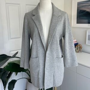 Grey Sweater Blazer (Small)